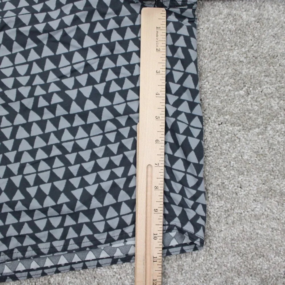 Patagonia Hybrid‎ Board Shorts Mens 36 Gray Geometric 100% Nylon w/ 10